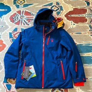 Selling ABYSS blue and red Male XL Spyder Trigger GTX Jacket